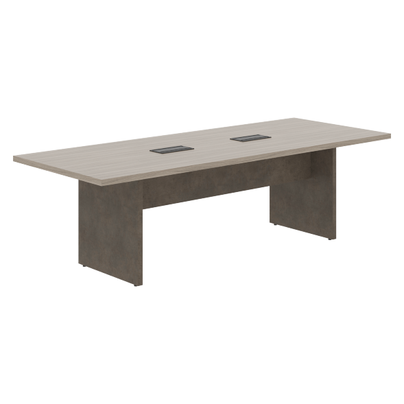 Стол для заседаний СФ-531102 Дрифтвуд /Бетон чикаго темно-серый 2600х1020х760 WOOD&amp;amp;STONE