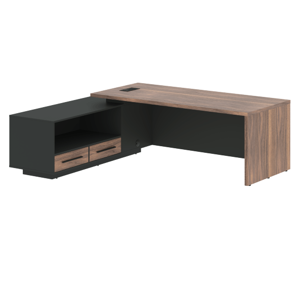 Стол руководителя с тумбой VRCT 2319(L) 2300х1900х750 V