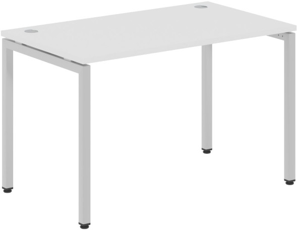 Стол прямой XSST 127 Белый/Алюминий 1200х700х750 XTEN-S