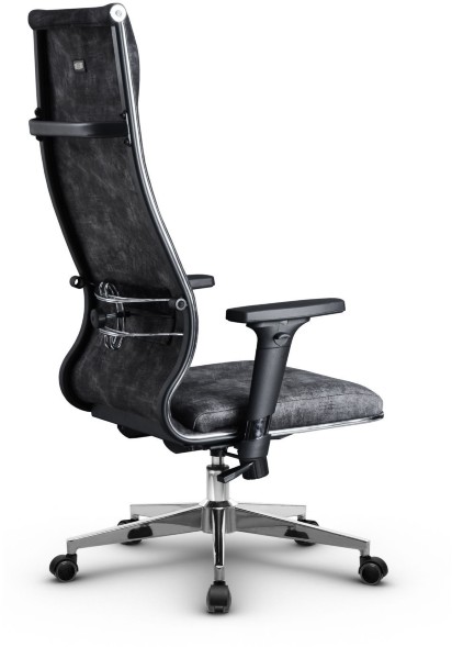 Кресло офисное Metta L (хром пр. сеч.)  велюр  