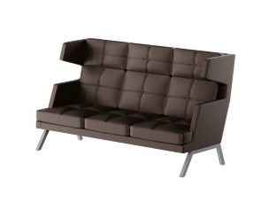 Aldo Диван трёхместный высокий с декором из пуговиц ALDB-03 2010*960*1180