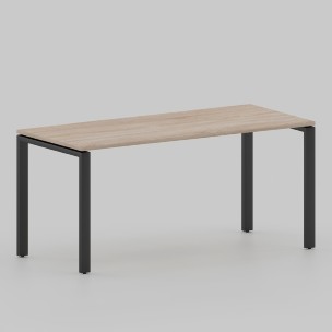 Стол Лофт 1600х700 на П-образных опорах, черный