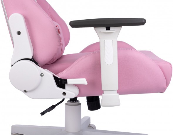 Кресло игровое Zombie Neo белый эко.кожа крестов. пластик пластик белый