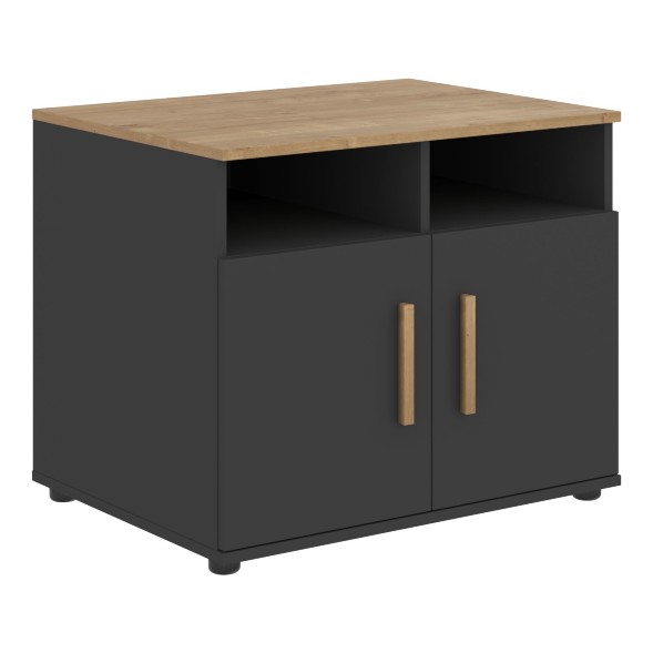 Тумба (для оргтехники) FPS 806 Белый премиум/Белый премиум 802х600х660 FORTA