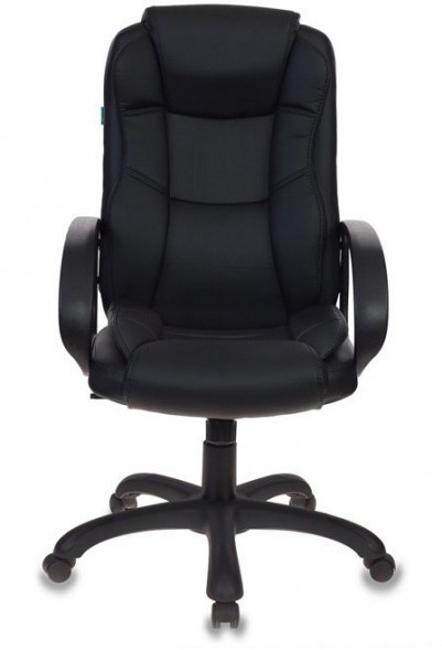Кресло руководителя Бюрократ CH-839 черный Leather Black эко.кожа крестов. пластик
