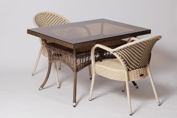 Стол для дачи FM-2001, 1200*850 св. коричневый