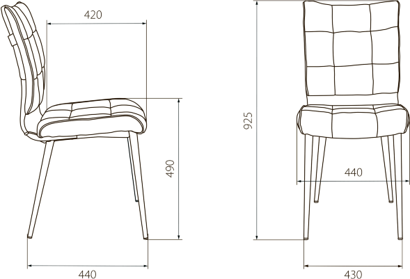 Стул для кухни Бюрократ KF-4