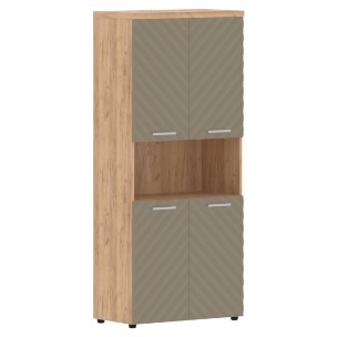 Шкаф с комплектами малых дверей и топом TLHC 85.4 856х450х1968 TORR LUX