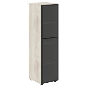Шкаф колонка со стеклянной дверью LMC 40.2(R) 400х430х1517 LOFTIS
