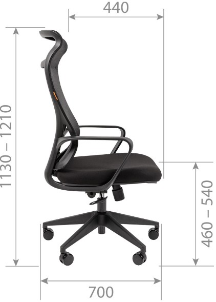 Удобное кресло КЕ3226 Black