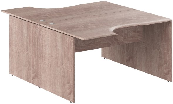 Стол 2-х местный эргономичный W2CET 149.1 Дуб Сонома 1400х1806х750 WAVE