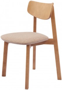 Комплект стульев DAIVA Вега, Дуб натуральный/Карамель 2 шт.