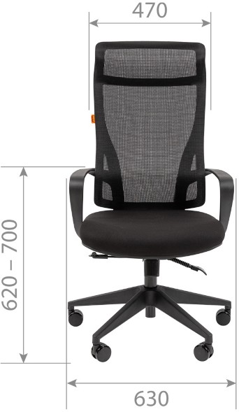 Кресло руководителя CHAIRMAN CH 577 BLACK