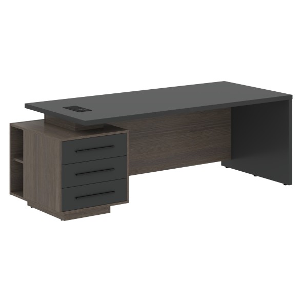 Стол руководителя с тумбой VCT 2290(L) 2200х900х750 VELION