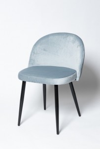 Кресло-стул DISCO black голубой